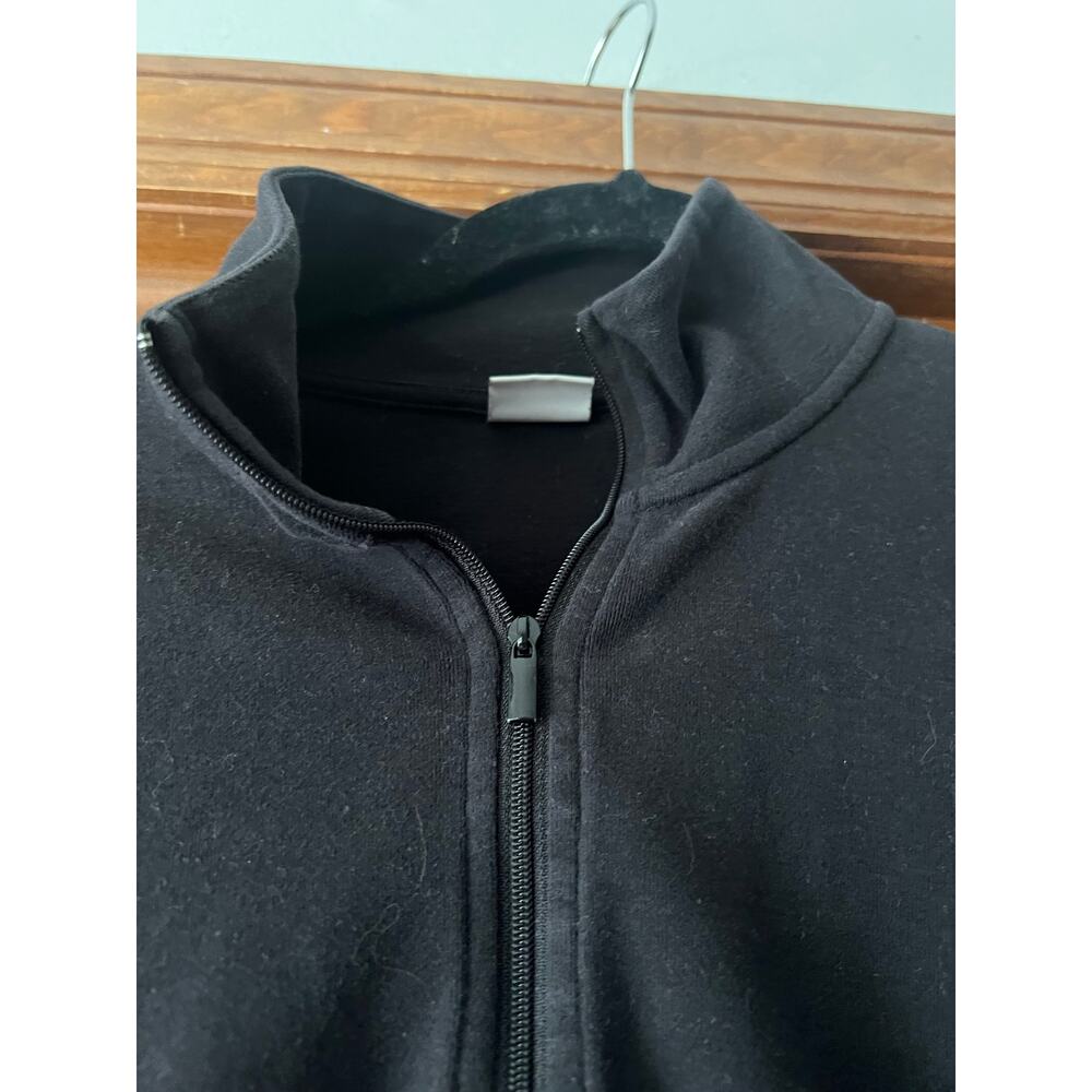 Sunday Best Women's BestHug Monarch 1/2 Zip ribbed Top Long Sleeve Black Size S - Picture 6 of 10